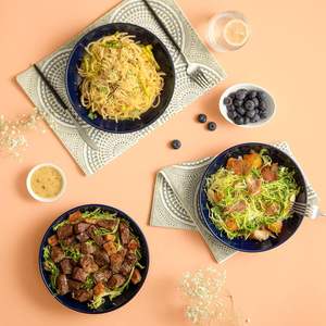 Grands bols à salade de pâtes de 30oz Assiettes larges et peu profondes allant au lave-vaisselle Bols de service de 30oz - Product Image 6