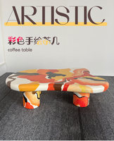Table basse unique en forme d'extraterrestre, mobilier d'intérieur pour salon, tables d'appoint centrales, style italien, luxe léger, appartement loft, hôtel, tables à thé
