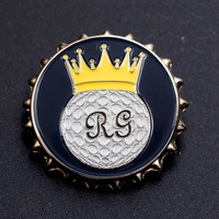 Épinglette de marque pour vêtements insigne de bouchon de bouteille de bière en émail avec logo en métal personnalisé