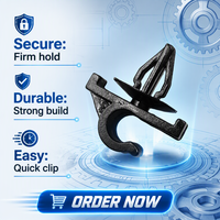 DE RONG Clip de fixation robuste et durable QJ-KK33 Q3M T=0.7mm en plastique pour l'entretien des véhicules