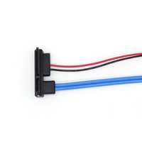 SATA 7 + 15 PIN a 22Pin IDE D Tipo Puerto Cable de alimentación con carcasa pequeña de 2 pines Chaqueta de PVC para uso en computadora y HDD