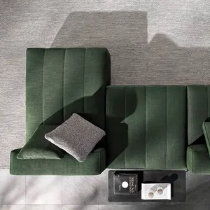 Italiano minimalista pianoforte chiave divano villa grande appartamento soggiorno grande piano piano divano di lusso luce di fascia alta