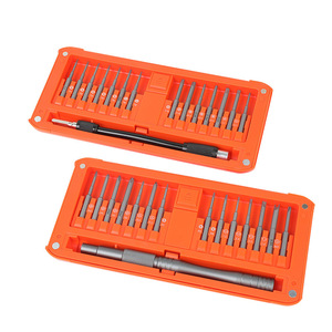 30 In 1 Precision Screwdriver Set Orange Plastic <b>Case</b> Magnetic Tips <b>For</b> <b>Computer</b> Watch Repair And Disassembly - Product Image 3
