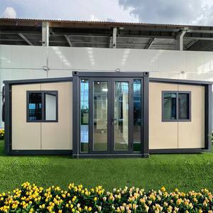 Gran oferta, resistente al agua, 20 pies, 40 pies, contenedor <span class=keywords><strong>plegable</strong></span> extensible, <span class=keywords><strong>caravana</strong></span> para casa móvil, 2/3 dormitorios, Panel sándwich, Envío listo - Product Image 2