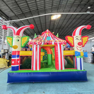 Tobogán Inflable de <span class=keywords><strong>Circo</strong></span> con Diseño de Payaso, Juguete Comercial para Niños - Product Image 2