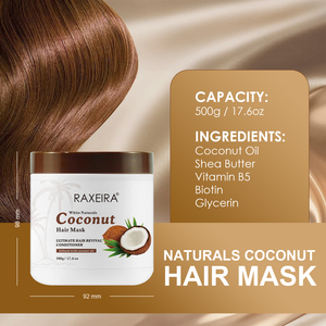 <span class=keywords><strong>Masque</strong></span> capillaire professionnel à la noix de coco avec logo personnalisé pour la réparation des cheveux, hydratant, marque privée, à la <span class=keywords><strong>biotine</strong></span> et à <span class=keywords><strong>l</strong></span>'huile de coco - Product Image 6