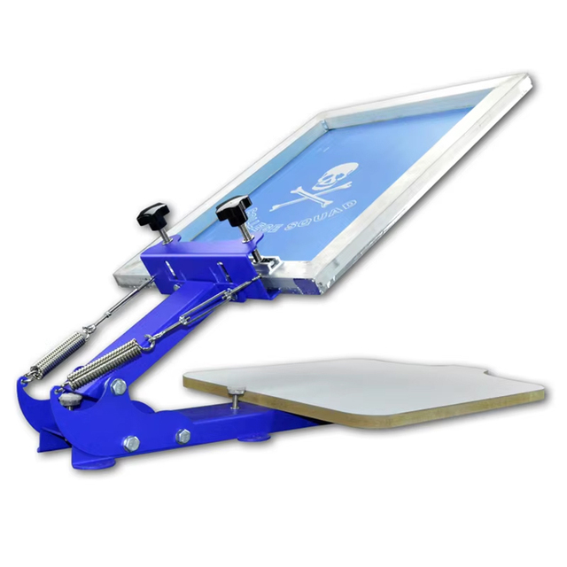 Wholesale SPE-ZMD One Color Screen Tshirt Printing Machine Manual Grade Made in China-for Label & Card Printer