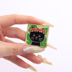 Creatieve Kat Olieverfschilderij Email Pins Van Gogh Art Painting Broches Rugzak Kleding Revers Badge Sieraden Cadeau Voor Vrienden - Product Image 4