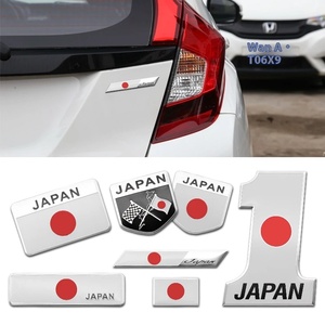 Autocollants de logo japonais 3D modernes en aluminium pour accessoires automobiles, emblèmes à usage unique, badges, décalcomanies, style Accord, style automobile élégant - Product Image 6