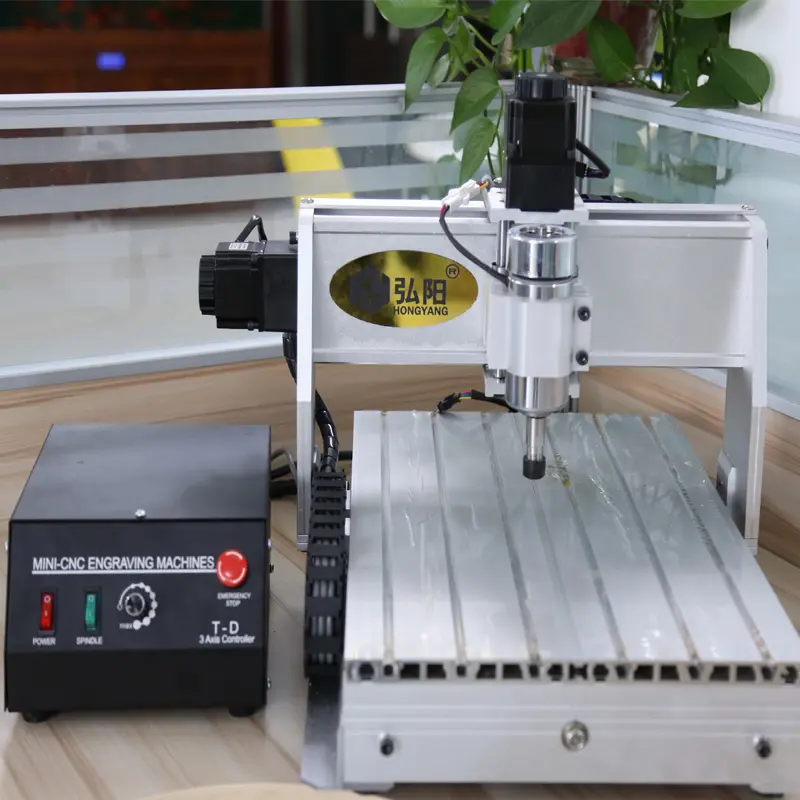 Mesin Cnc Router Cnc kecil kayu Cnc 3040 besi cor Desktop 4 sumbu presisi tinggi harga mesin cetak logam