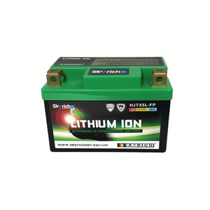 Batterie lithium-ion Skyrich neuve 12V 1.6Ah 19.2Wh, boîtier plastique, courant de démarrage 96A, HJTX5L-FP pour moto et sports motorisés - Product Image 3