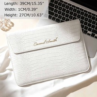 Étui pour ordinateur portable en cuir de crocodile personnalisé Yihe, housse de protection avec support