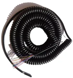 12 cores 3m Spring Spiral Cable Coiled Cable for CNC Handheld Encoder Manual Pulse Generator MPG