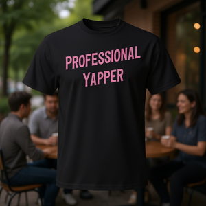 T-Shirt da Donna Professionale con Scritta 'Yapper Loud Sarcastic Talkative' - Magliette Promozionali Premium - Product Image 3