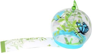 Carillons à vent en verre japonais faits à la main, thème oiseaux et insectes, décoration d'intérieur, anniversaire, mariage, Saint-Valentin, fête des mères, fête des pères - Product Image 2