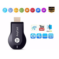 Clé AnyCast de qualité supérieure, 4k, Google Cast HD/VGA pour se connecter à un téléviseur, un moniteur, un projecteur, un haut-parleur, etc...