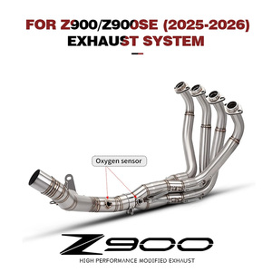 Escape de motocicleta para Z900 <span class=keywords><strong>Ninja</strong></span> 900 Z 900 2017-2026, tubo de conexión frontal central de acero inoxidable, compatible con el original y de 51 mm - Product Image 1