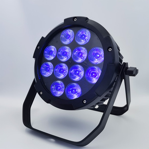 <b>High</b> <b>Power</b> 12x18W Wireless DMX <b>LED</b> Par Light RGBWA IP65 Waterproof Outdoor Moving Head Lights Battery Operated Wall Wash - Product Image 1