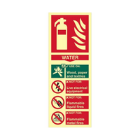 Panneau luminescent Panneau de sécurité lumineux personnalisé Panneau d'avertissement de sortie de secours Glow in the Dark