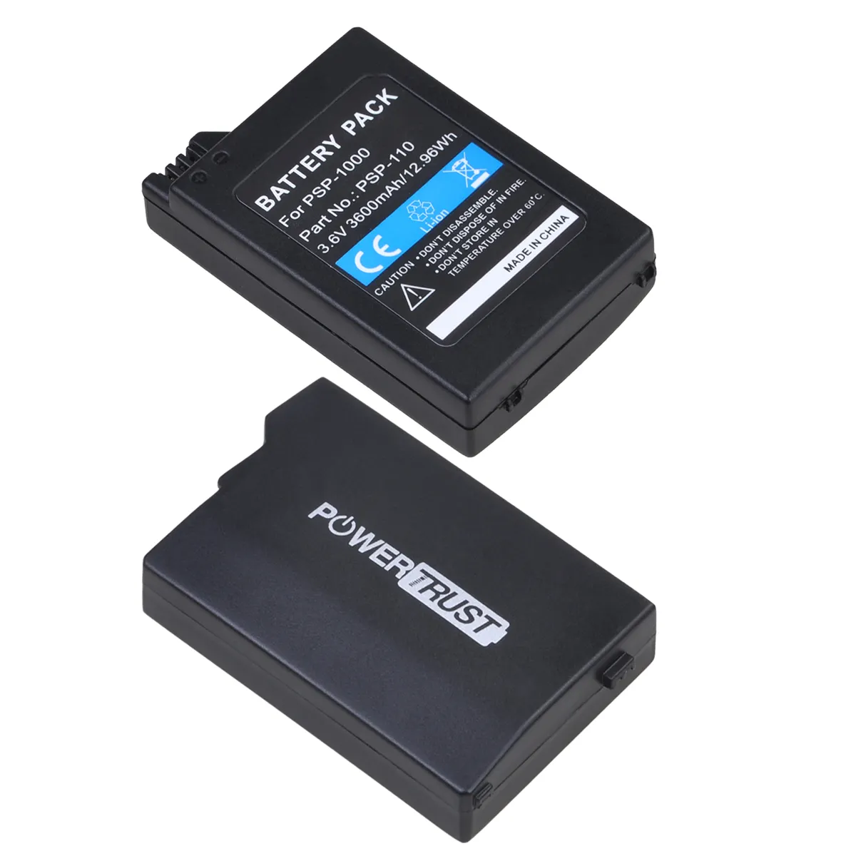 Powertrust 3600Mah Oplaadbare Batterij Voor Sony PSP1000, PSP110, Psp 1000 Gamepad Batterijen Voor Playstation Portable Controller