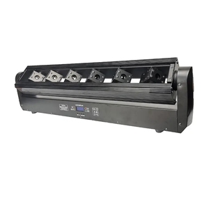 Cool Toned Six Head Blue Laser Projector Aluminum Alloy DMX512 Dimmable RGB LED Wall Washer IP33 Dustproof Protection Super Long - Product Image 5