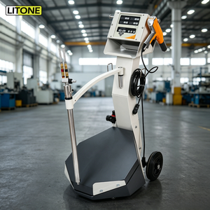 Pistolet de peinture électrostatique professionnel Litone FLEX-B, base vibrante, écran LED, métal, haute efficacité, 110-220V CE - Product Image 1