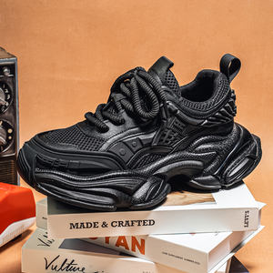 Chaussures de sport décontractées pour homme, multi-matériaux, en daim, avec semelle antidérapante TPU+RB et coussinets - Product Image 5