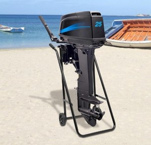 Outboard Boat Motor <strong>Stand</strong> Carrier Cart Dolly Heavy Duty <strong>Engine</strong> <strong>Stand</strong>, Portable Boat <strong>Engine</strong> Trolley for Display, Repair, Storage - Product Image 4