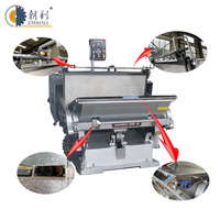 Machine de découpe et de pliage semi-automatique à lit plat pour carton ondulé / cuir / carton (3/5/7 couches)