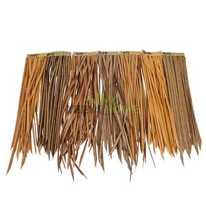 <span class=keywords><strong>Moins</strong></span> cher Simulation synthétique artificielle en plastique Tiki palmier paille chaume toit feuille tuile PE PVC pour <span class=keywords><strong>couverture</strong></span> plage parapluie Cottage - Product Image 6