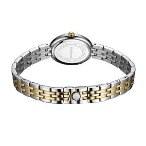 Reloj Ovalado Pequeño de 22.5MM para Mujer, con Cierre de Joyería, Resistente al Agua, Movimiento de Cuarzo Japonés, Acero Inoxidable, Personalizable OEM ODM - Product Image 4