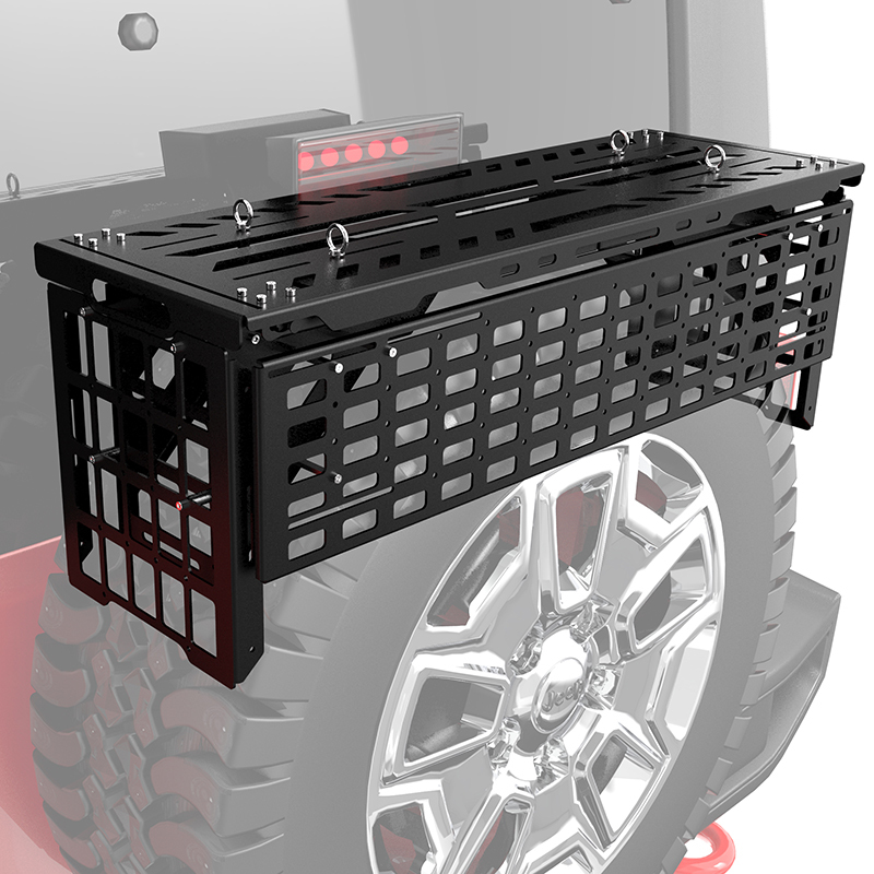 Universal Aluminium Spare Tire Rack for