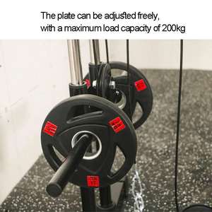 <span class=keywords><strong>A</strong></span> buon mercato regolabile <span class=keywords><strong>a</strong></span> parete <span class=keywords><strong>Lat</strong></span> Pull Down filare puleggia macchina <span class=keywords><strong>a</strong></span> singolo cavo <span class=keywords><strong>a</strong></span> croce Pull-down per attrezzature da palestra di casa - Product Image 4