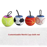Haut-parleur sans fil portable 5W le plus vendu en tissu, haut-parleurs d'extérieur, haut-parleurs portables sans fil avec BT USB AUX FM