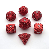 Jeu de société RPG Dungeons & Dragons avec dés polyédriques en métal Dés de jeu de société DND DND