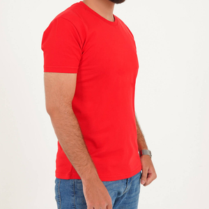 T-shirt uni pour homme de haute qualité à prix de gros décontracté, faible MOQ, prix abordable, t-shirt à manches courtes respirant pour l'été - Product Image 2