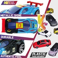 EPT Vente en gros en vrac : Jouets de voitures en alliage à l'échelle 1:64, transformables dans l'eau et changeant de couleur, cadeau pour enfants