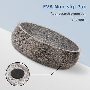 Bol pour chien en granit classique VSTONE - Durable et écologique, utilisation en camping, forme ronde, grande capacité - Product Image 4