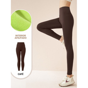 Leggings de Yoga para Mujer, Cálidos, Elásticos, de Cintura Alta, con Forro Polar Interior Grueso para Invierno - Product Image 4