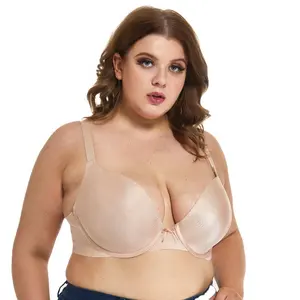 2023 nuova biancheria intima femminile taglie forti Push up reggiseno pieno di coppe traspirante con ferretto grande reggiseno da donna senza cuciture per adulti