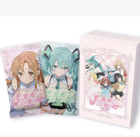 Vente en gros : Boîte de boosters de cartes Waifu d'anime 'Échos du Cœur', cartes à collectionner TCG de personnages de manga de filles mignonnes