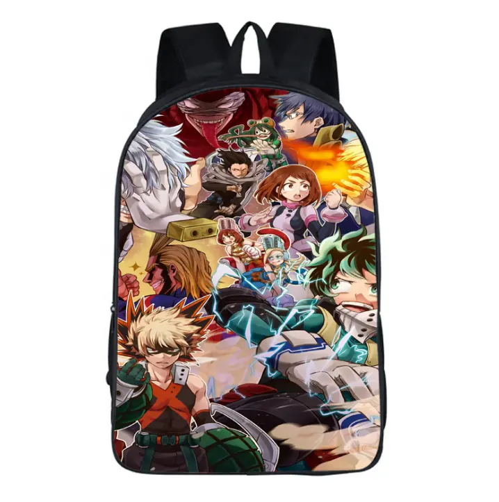 PINYU Anime Nhật Bản Boku không có Anh Hùng Học Viện Cosplay Trường Bag Daypack Backpack Bookbag Túi Máy Tính Xách Tay Của Tôi anh hùng Học Viện Ba Lô