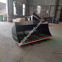 Bucket Excavator Hidrolik Tilt 45 Derajat dengan Side Swing untuk Penggalian dan Perataan Parit