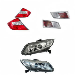 Jeu de phares, feux arrière, kit de carrosserie, remplacement pour Honda Civic Sedan <span class=keywords><strong>4</strong></span> portes 2012 <span class=keywords><strong>2013</strong></span> - Product Image 1