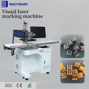20W 30W 50W 100W Visual Positioning Laser Marking <b>Machine</b> with Conveyor Belt for Printing Logo, Batch on <b>Electronics</b> <b>Product</b>, - Product Image 1