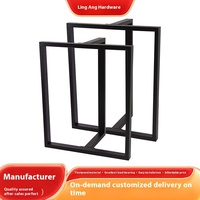 Pieds de table trépied en métal au design moderne Grand support de pied de table en fer pour bureau ou hôpital Support de table à manger simple