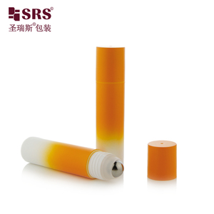 Rpp (S)-30ml 1oz chất lượng tốt Gradient Orange PP tái chế nhựa cuộn trên chai với thép lớn con lăn bóng cho tóc dầu Thuốc bổ - Product Image 6
