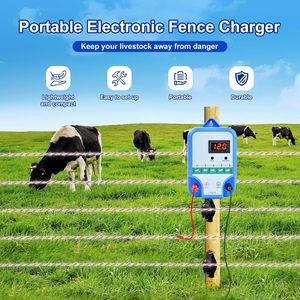 Elettrificatore <span class=keywords><strong>per</strong></span> Recinzione Elettrica da 12V ad Energia Solare <span class=keywords><strong>per</strong></span> Bovini, Cavalli, Pecore, Suini e Orsi, Design Classico con Telaio in Plastica <span class=keywords><strong>per</strong></span> Uso in Giardino - Product Image 2
