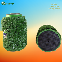 Support de canette de bière en néoprène thermique doux et personnalisable Sparty Furry pour utilisation en extérieur