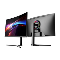 Moniteur 4K 32 pouces, moniteurs LCD, bordures incurvées sans cadre, moniteurs de jeu professionnels 4K